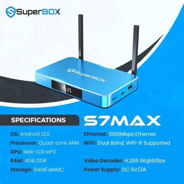 S7MAX spec 011 Superbox S7MAX-Offical Product